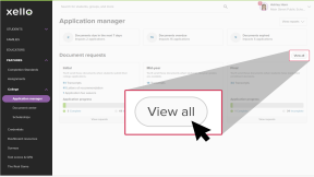Educator account in Xello, on the Application manager page. The "View all" button is highlighted and the cursor is clicking it.